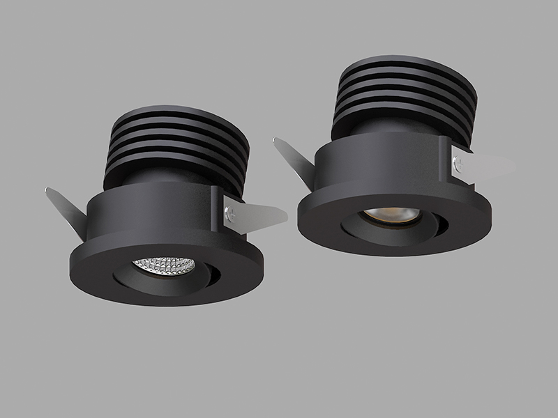 LVY-D0901 Cement Concrete Aluminium Down Light LED Gray/Black Downlight