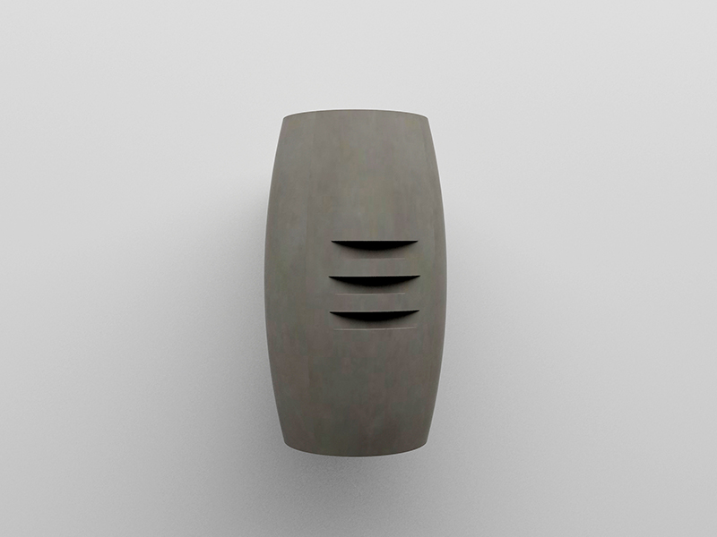 LVY-W0505 Concrete Interior Wall Sconce Square Gray/black Cement LED Indoor Wall Lamp
