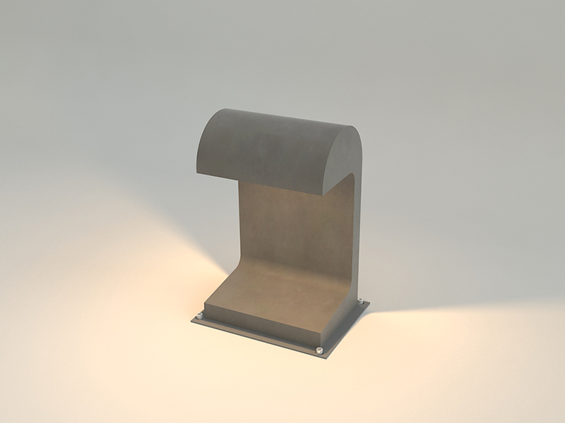 LVY-O6007 Outdoor Lighting Cement Material Garden Lights LED Lamp Concrete Lighting Fixtures For Garden