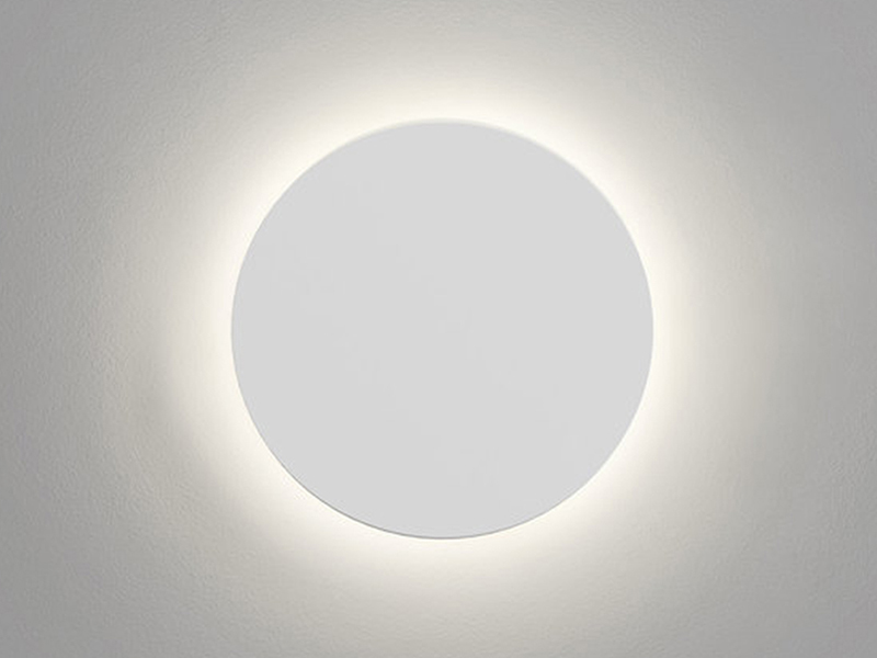 LVY-W0119 Gypsum Plaster Round Modern Design LED Indoor Wall Light