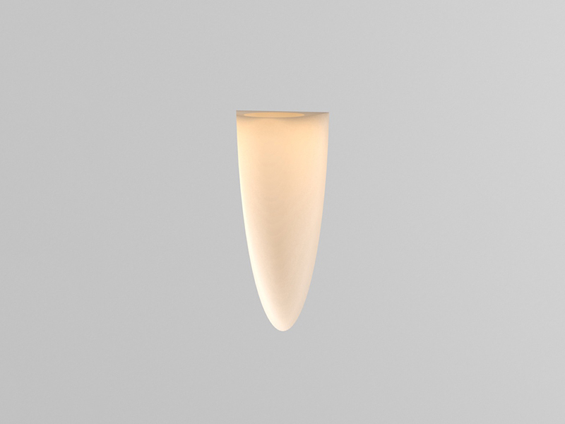 LVY-W0124 Gypsum Plaster White Indoor Step Light
