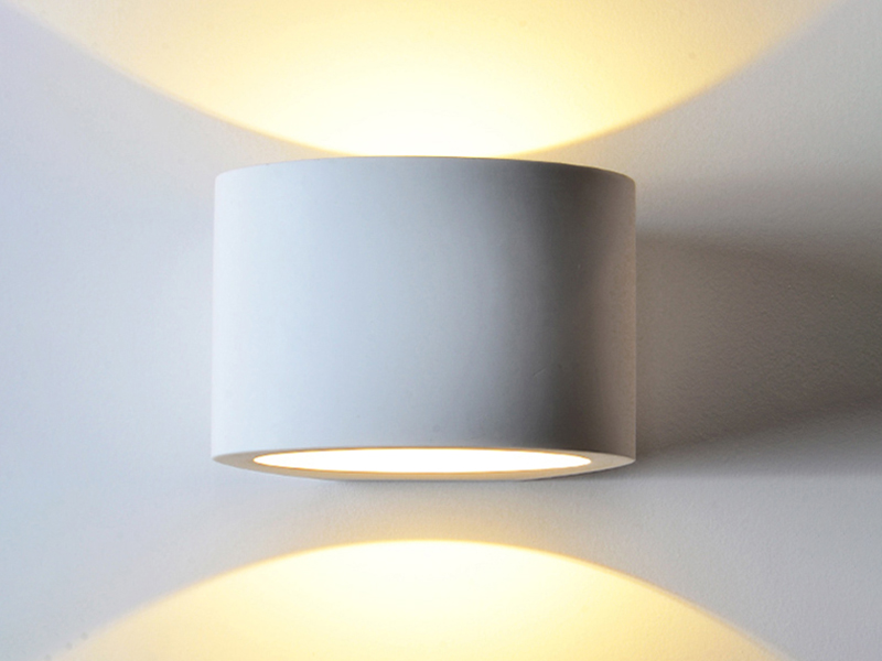 LVY-W0133 Gypsum Plaster White Modern G9 Indoor Wall Light