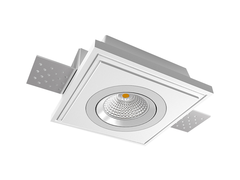 LVY-D0122 Gypsum Plaster Aluminium White GU10/MR16/COB Indoor Downlight High Quality