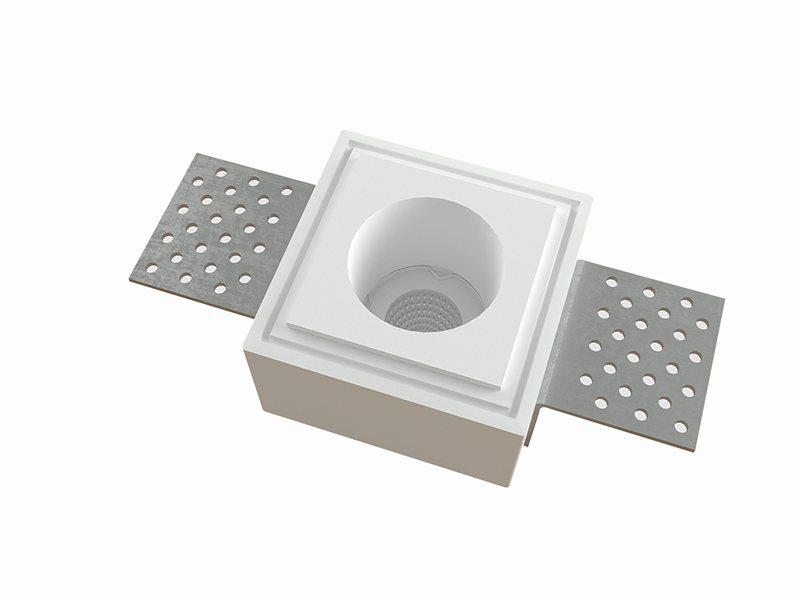 LVY-D0159 Gypsum Plaster White LED Round Indoor Downlights
