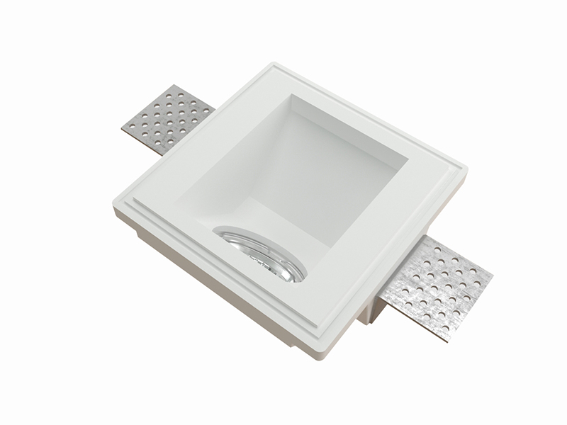 LVY-D0106 Gypsum Aluminium Plaster White GU10 Downlight
