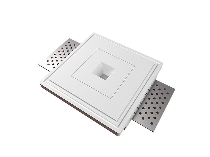 LVY-D0161 Gypsum Plaster White LED Square Indoor Downlights