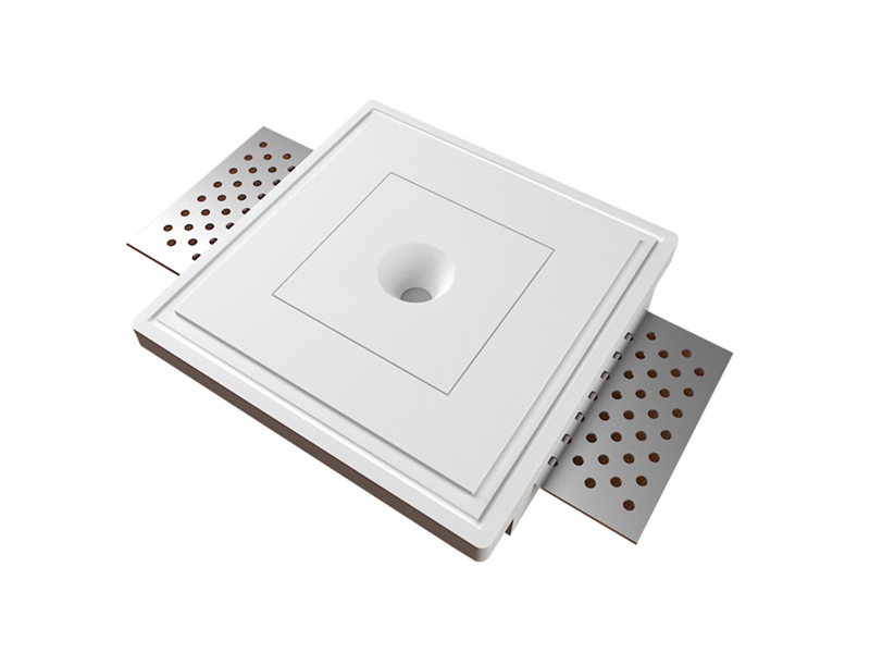 LVY-D0162 Gypsum Plaster White LED Square Indoor Downlights