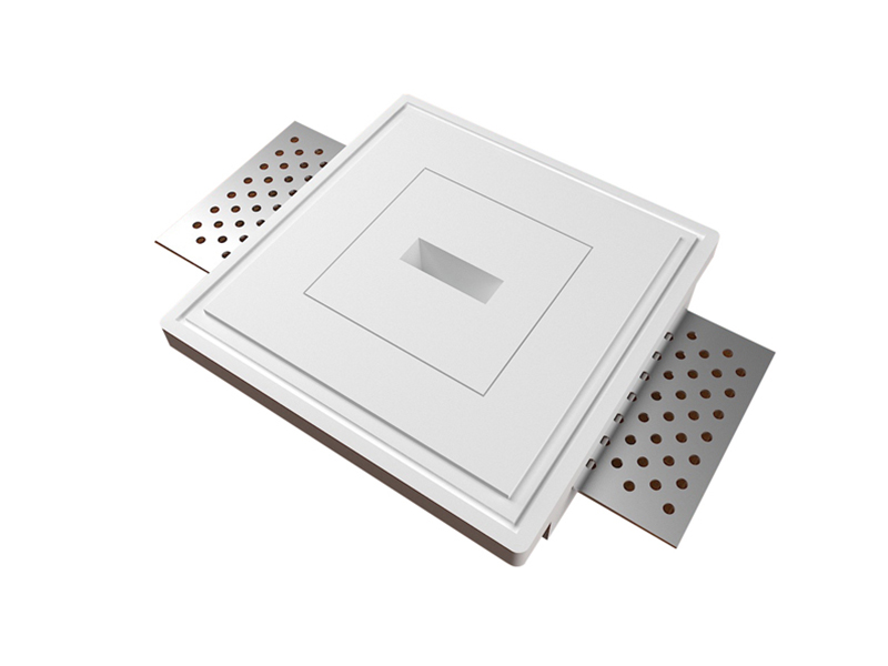 LVY-D0163 Gypsum Plaster White LED Square Downlights