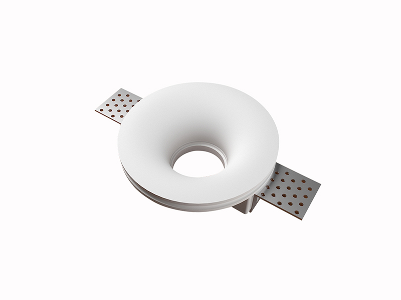 LVY-D0107 Gypsum Plaster White GU10 Round Downlights