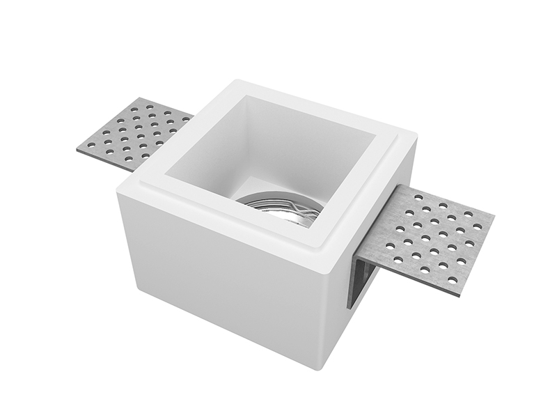 LVY-D0113 Gypsum Plaster Single Hole White GU10 Indoor Downlights