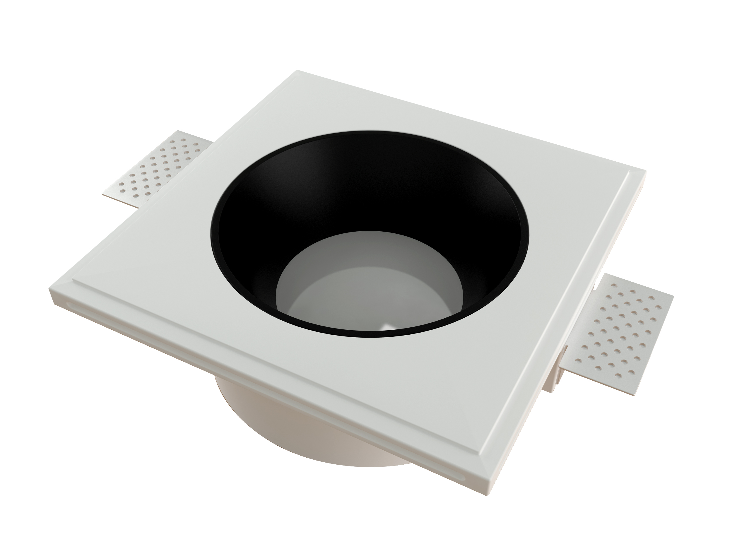 LVY-D0185 white recessed trimless plaster gypsum led lamps downlight