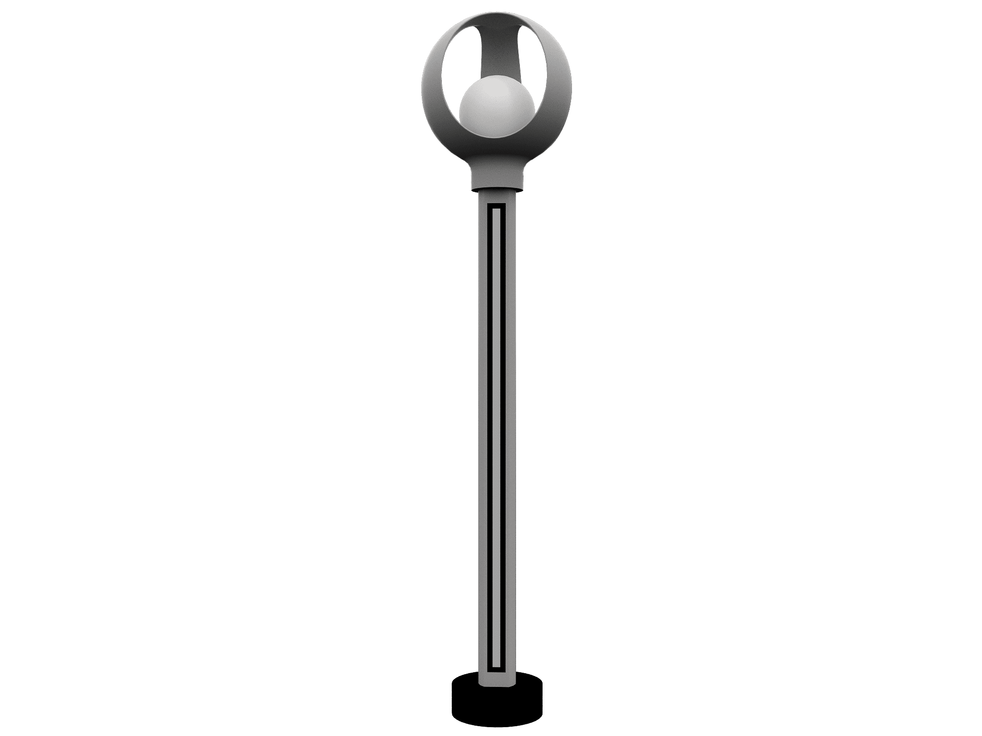 LVY-06033 Concrete cement garden outdoor LED lamp