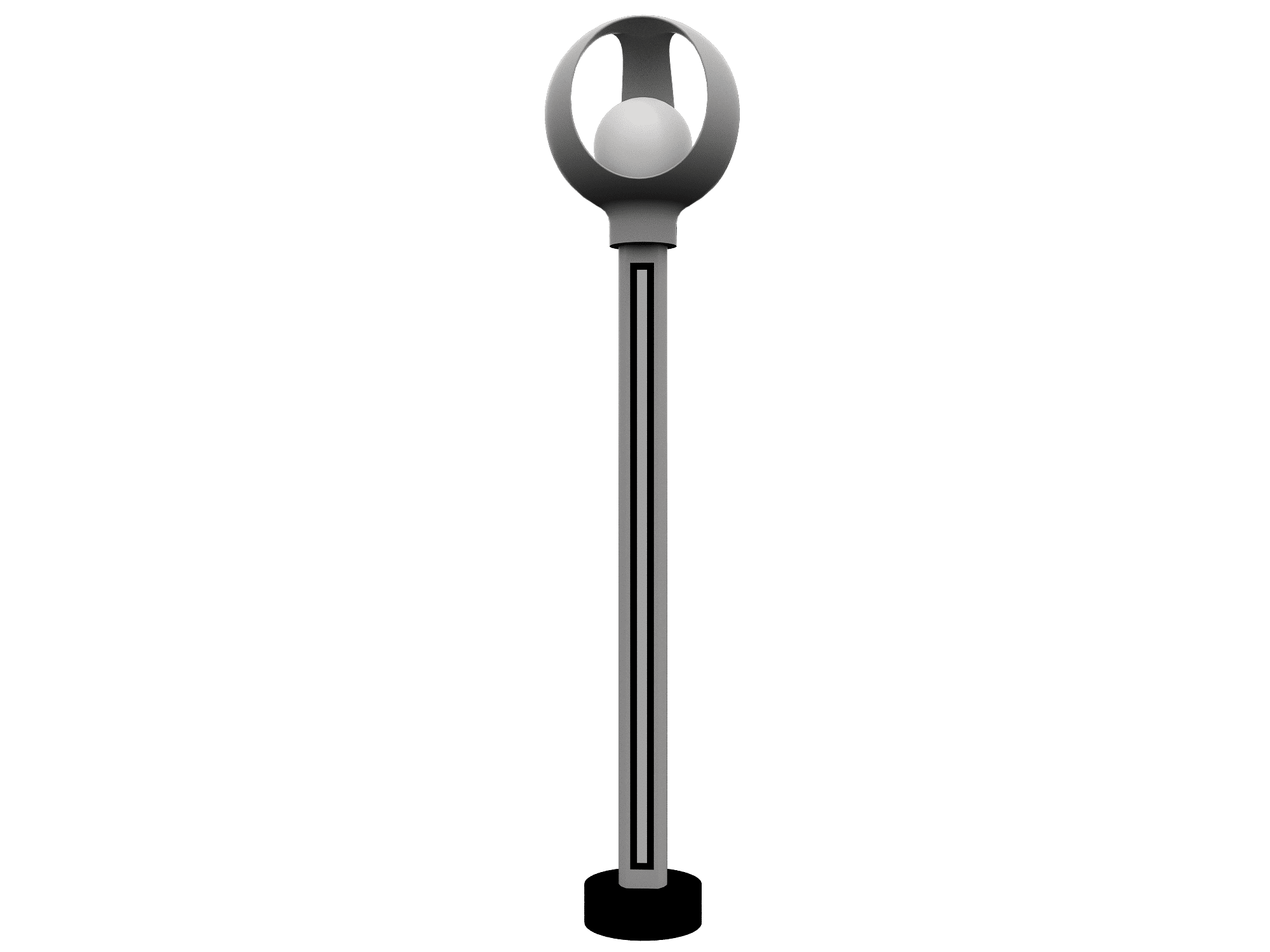 LVY-06034 Concrete cement garden outdoor LED lamp