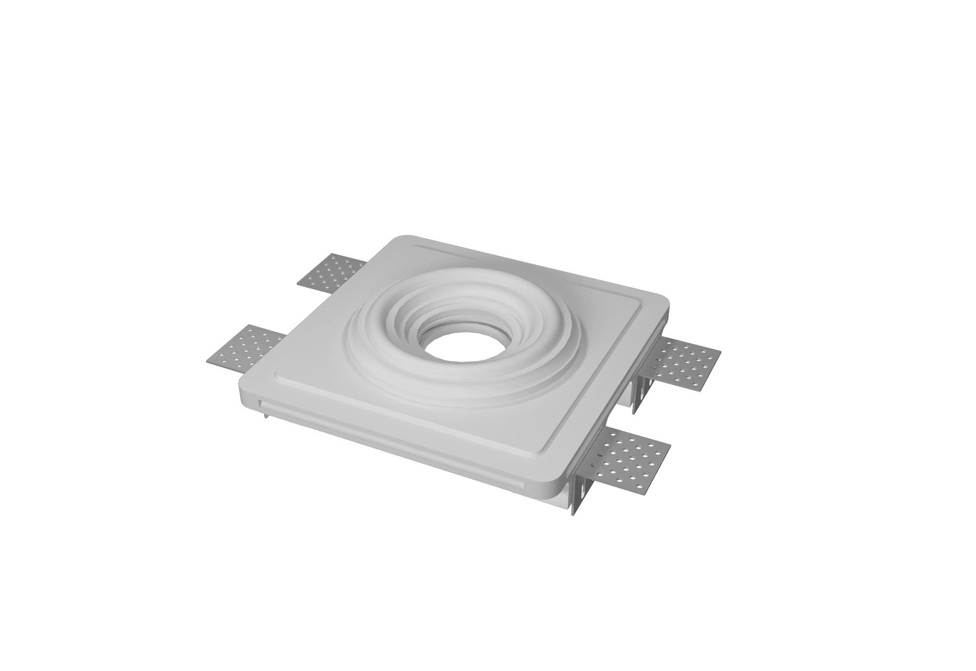 LVY-D0213 Gypsum Plaster Recessed Lamp Series Trimless Round LED Down Lights