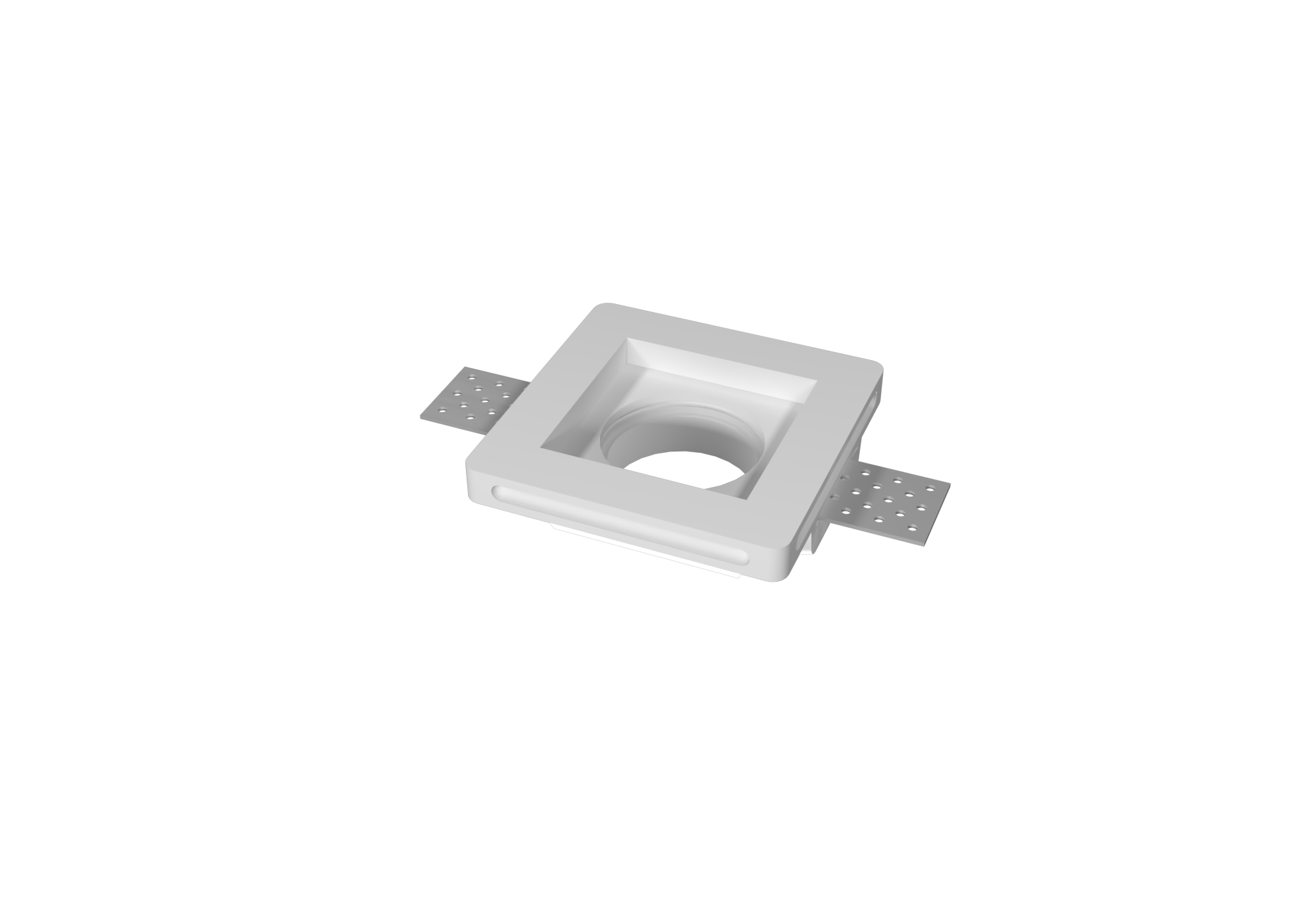 LVY-D0101 Gypsum Plaster Recessed Lamp Series Trimless Round LED Down Lights