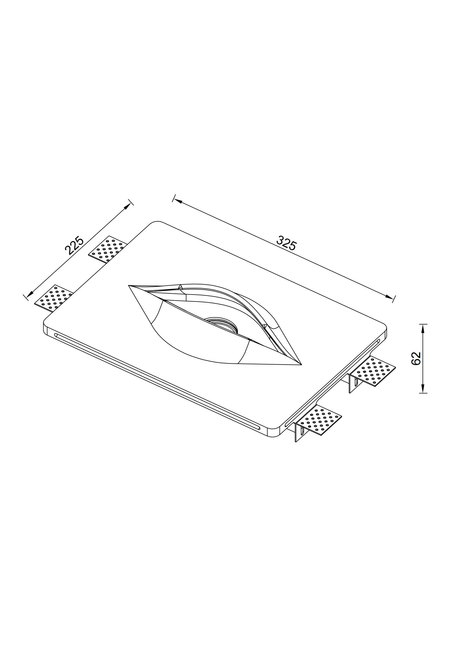 LVY-D0191 Gypsum Plaster Recessed Lamp Series Trimless Round LED Down Lights
