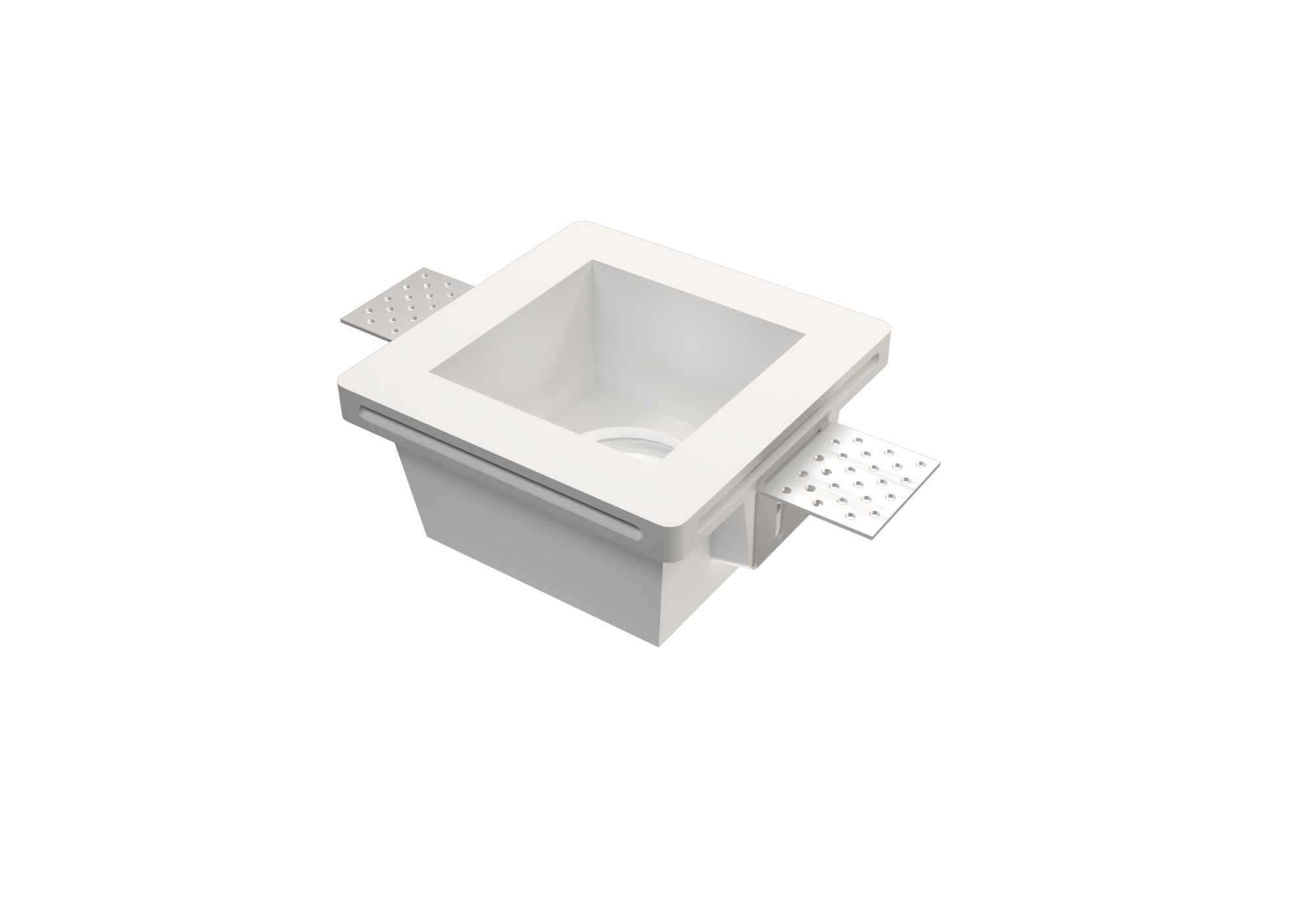 LVY-D0103A Gypsum Plaster Recessed Lamp Series Trimless Round LED Down Lights